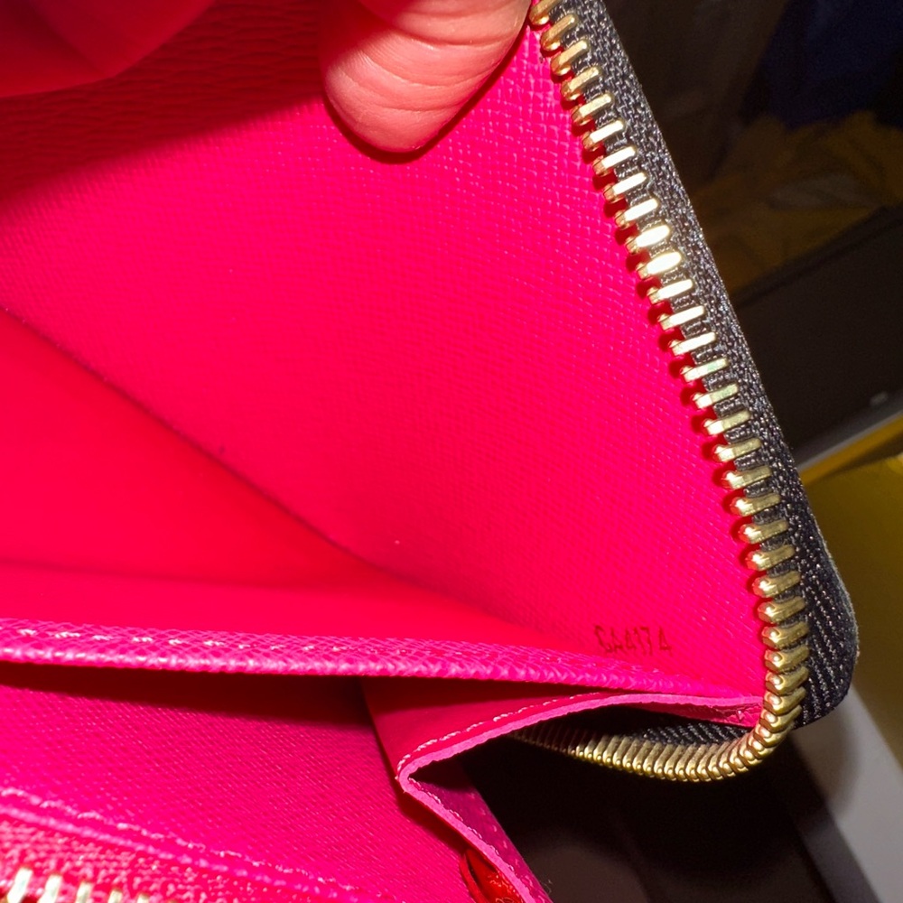 Louis Vuitton Black Multicolor Zippy Wallet - Picture 6 of 6
